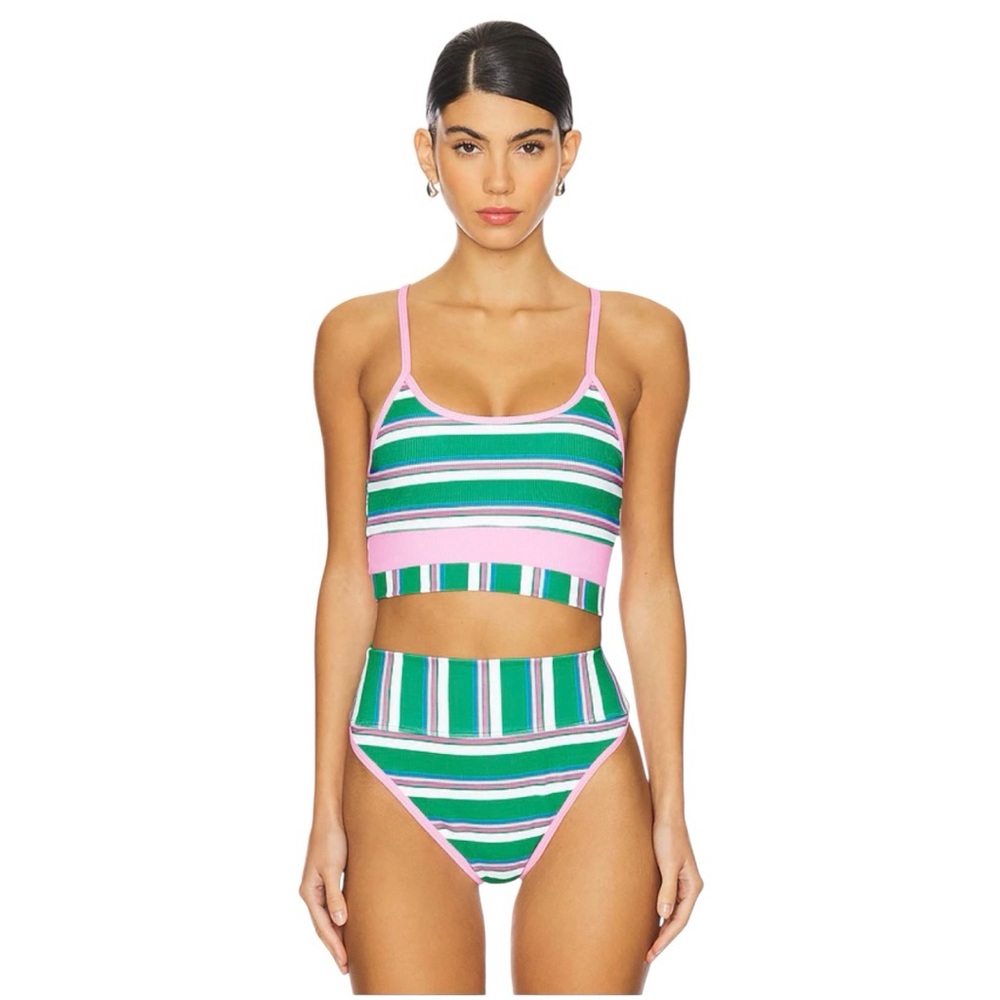 Beach Riot Eva Striped Bikini